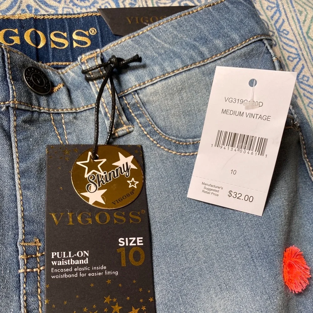 Vigoss Girls Pull On Denim